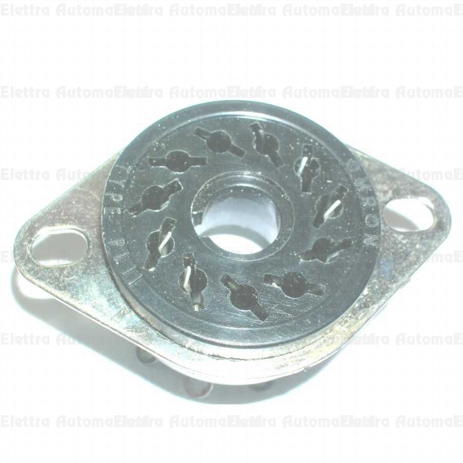 Omron PL11 Socket Chassis 11 Pin Relay